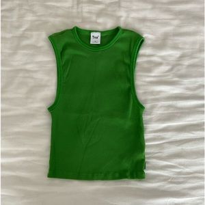 aritzia cropped tank top